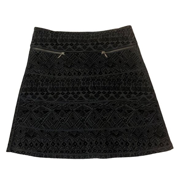 Athleta Cassava‎ Strata Aztec Southwest Skirt Zipper Pockets Size Small - Picture 5 of 7